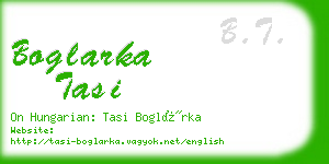 boglarka tasi business card